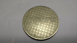 Gedenkmünze 5Fr. Henri Guisan 1989