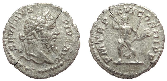 Tutti le monete: SEPTIMIUS SEVERUS Ar denarius (208 AD) – Usato da La Sarraz venduto da classicworldcoins