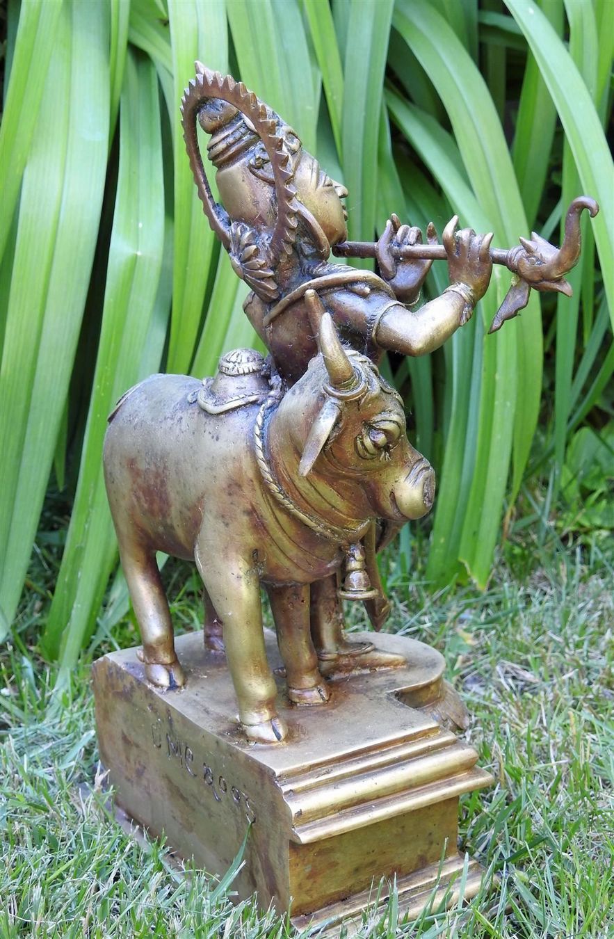 Sculture & Statue: Metallskulptur Krishna - 29 cm – Usato da Bischofszell venduto da content-trade 4
