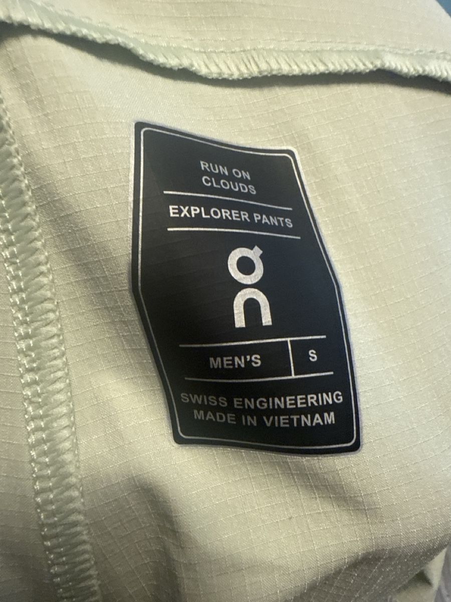 Pantaloni: ON explorer pants – Usato da Morges venduto da osc_klm9 2