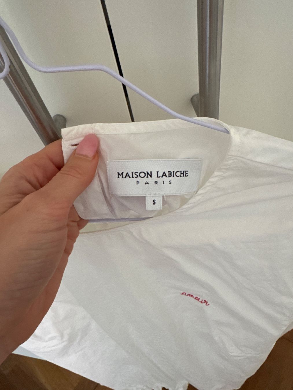 Camicette: Damen Maison Labiche Hemd in Weiss – Usato da Meilen venduto da Emma_321 2