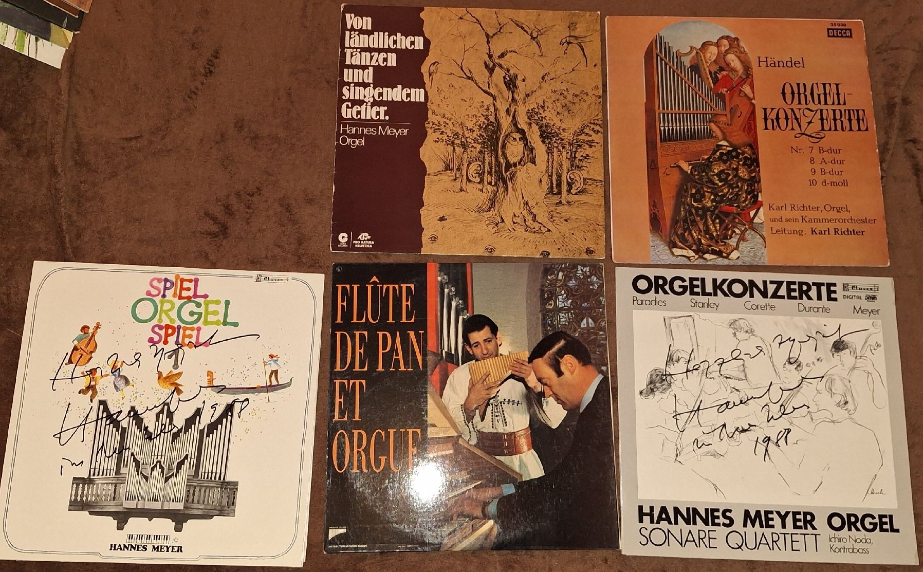 Dischi in vinile: Schallplatten, Orgelmusik  – Usato da Winterthur venduto da Goldpipau