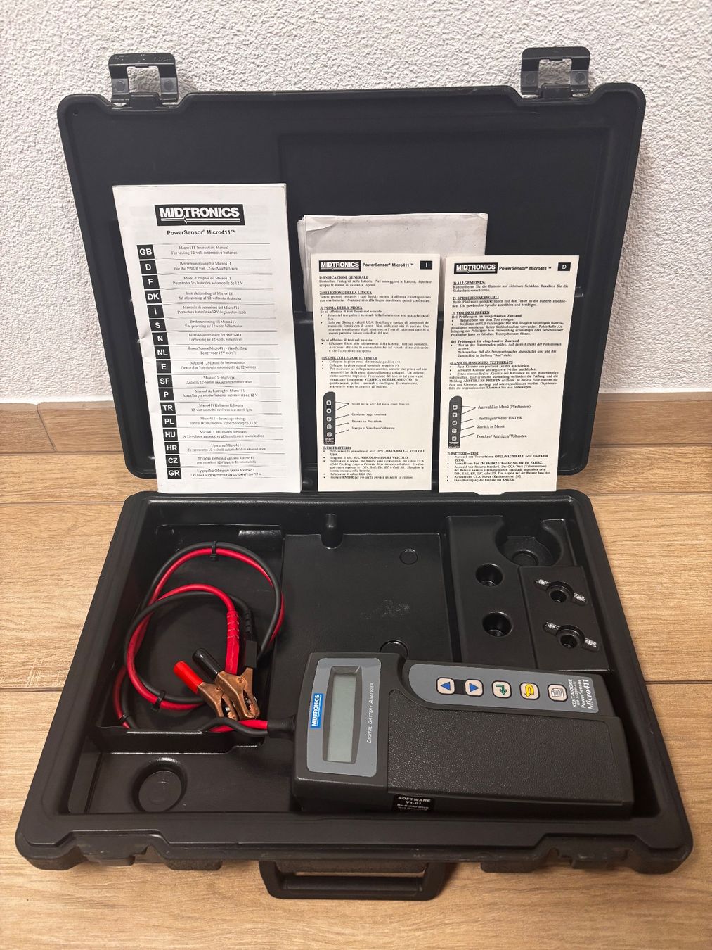 Messen: Midtronics Micro 411 KM-J-42000-EU Profi Batterietester – Gebraucht aus Campocologno von ocr_7khv
