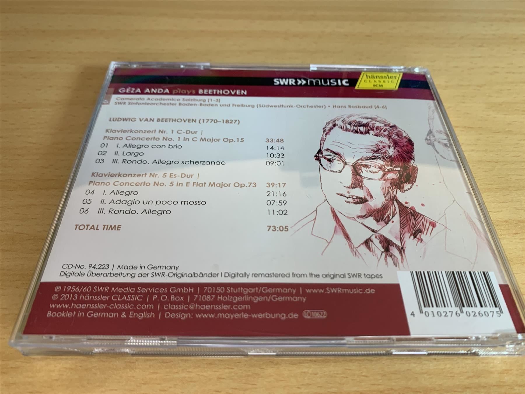 CD: Geza Anda plays Beethoven – Usato da Rikon im Tösstal venduto da Alpenmutz 1