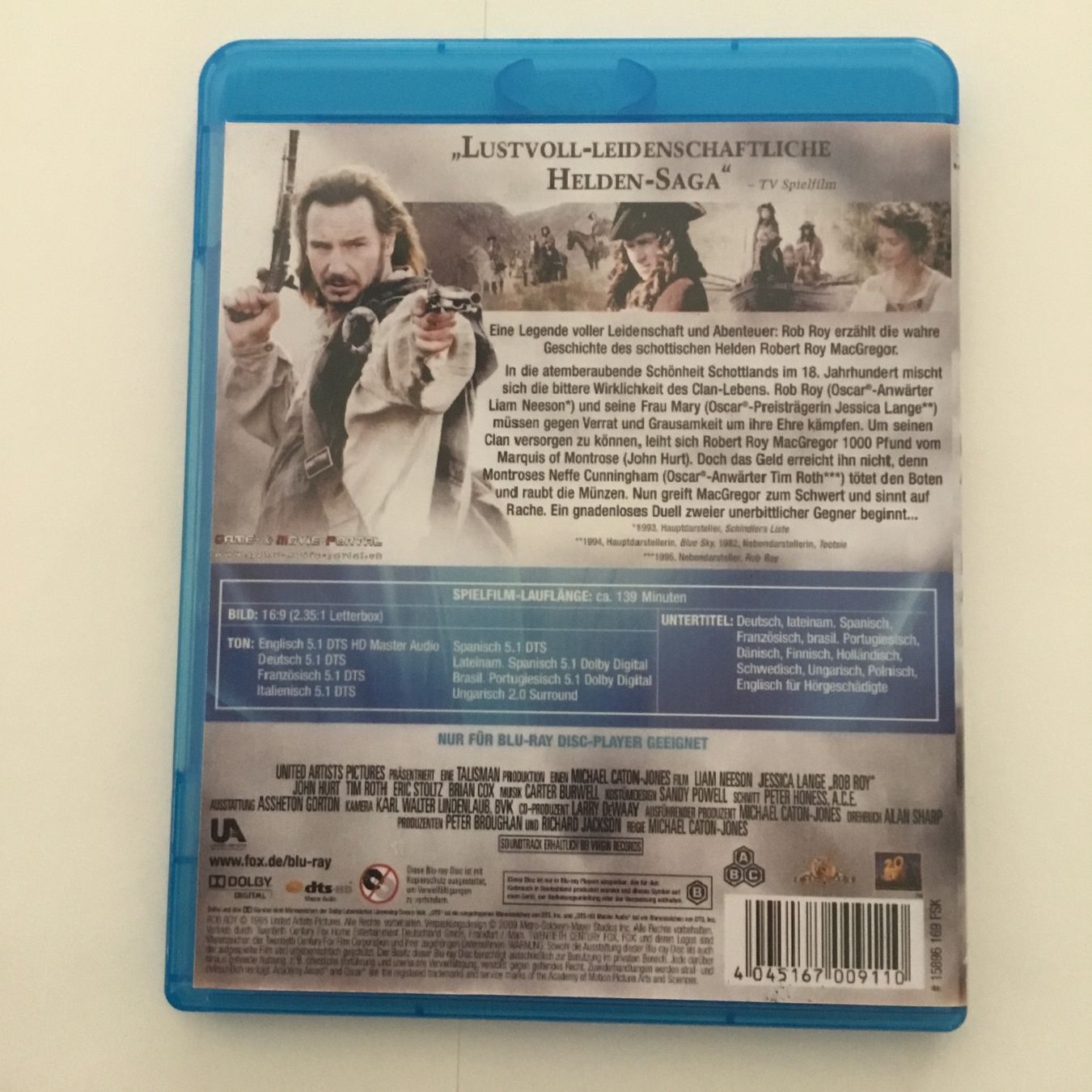 Tutti i DVDs: Rob Roy - Blu Ray Neu Wertig – Nuovo (secondo la descrizione) da Blauen venduto da sternchen66 1