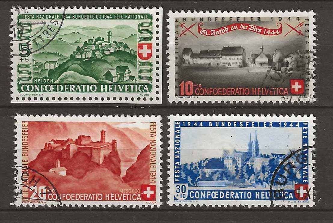 Tutti i francobolli: PP044 - Pro Patria 1944 obl. – Usato da Trélex venduto da Phil_Albert