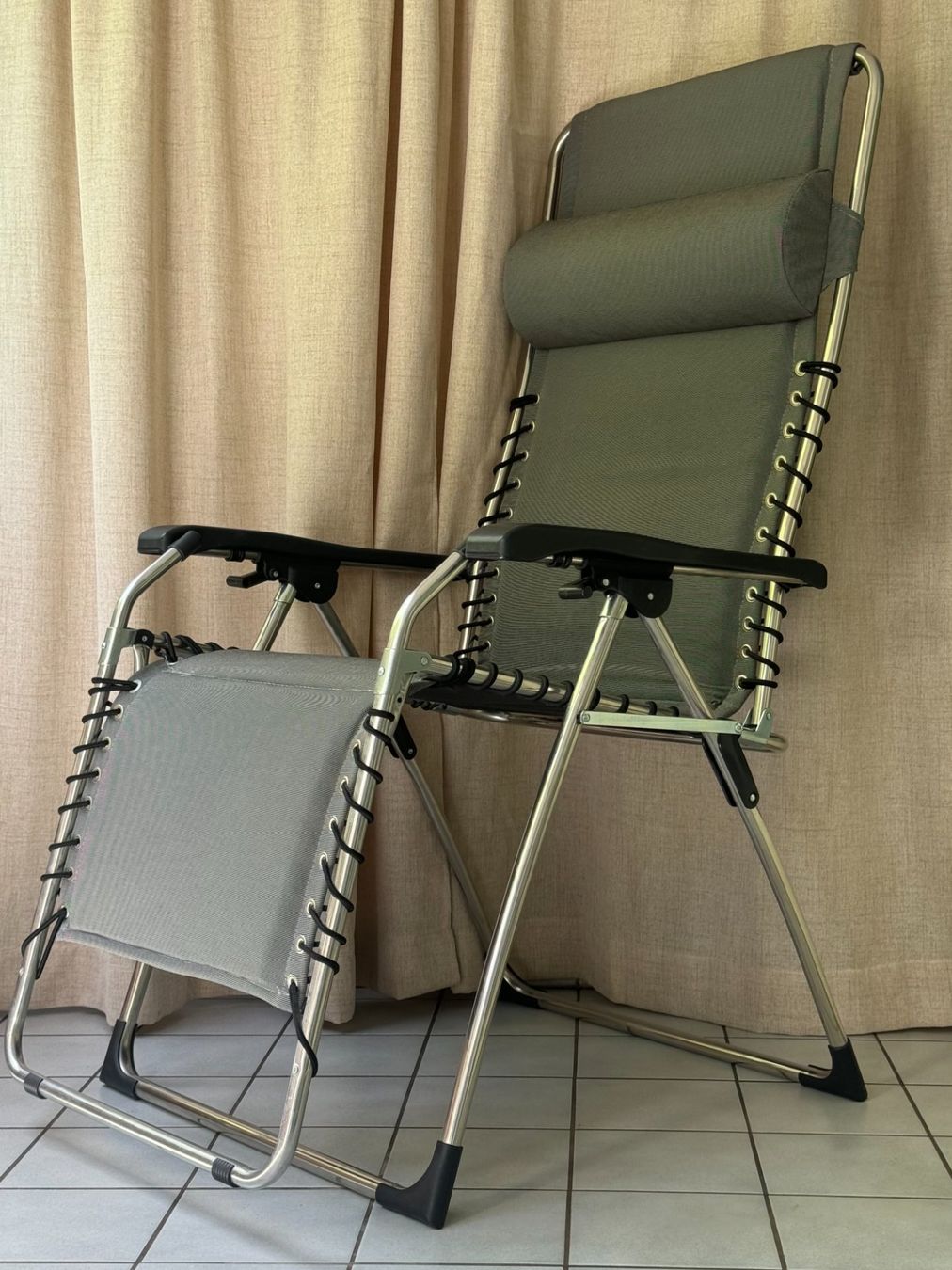 Fiam Sedie a sdraio: FIAM - Fauteuil de jardin gris – Usato da Genève venduto da Reveur