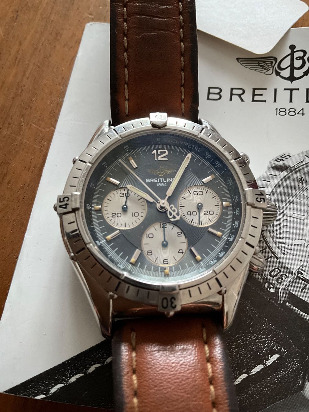 Breitling Orologi: Breitling 1884 Chronograph, 37 mm – Usato da Bern venduto da Ivob0