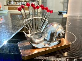 ART DECO SCHNECKENGABEL AUF GESTELL FRANKREICH UM 1930