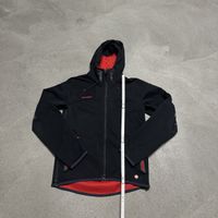 Mammut Softshell Jacke mit Kapuze schwarz