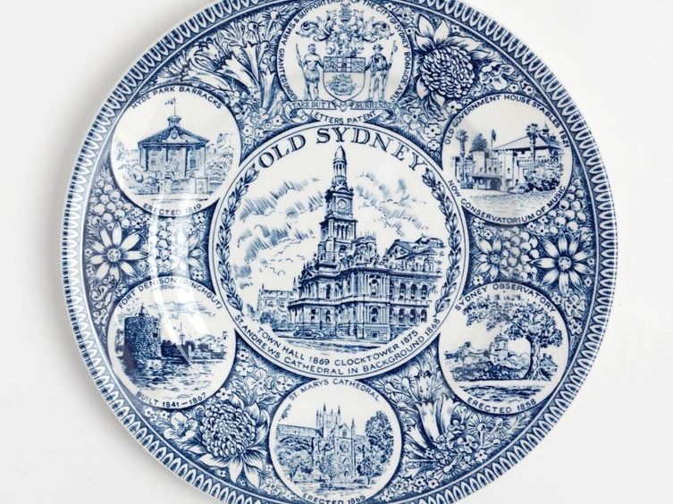 Teller: Souvenir plate - Old Sydney, 1974 – Gebraucht aus Lausanne von Kinga_Shopaholic