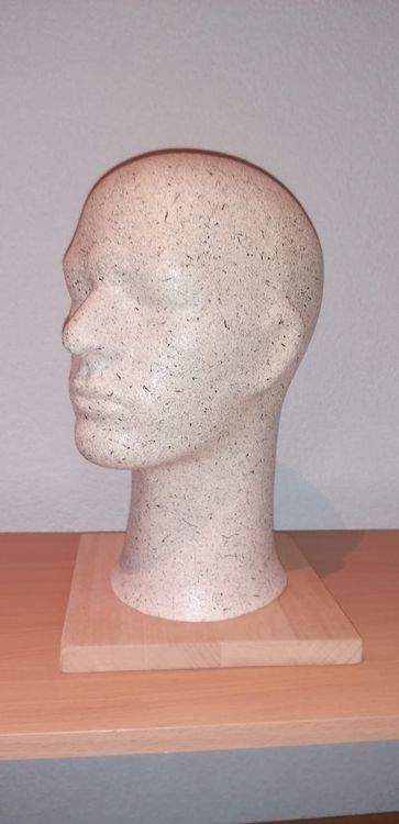 Styropor-Mannequin-Kopf Für Perücken & Hüte – Ca. 11 X 50,5 X 28 Cm, Vielseitig Nutzbar