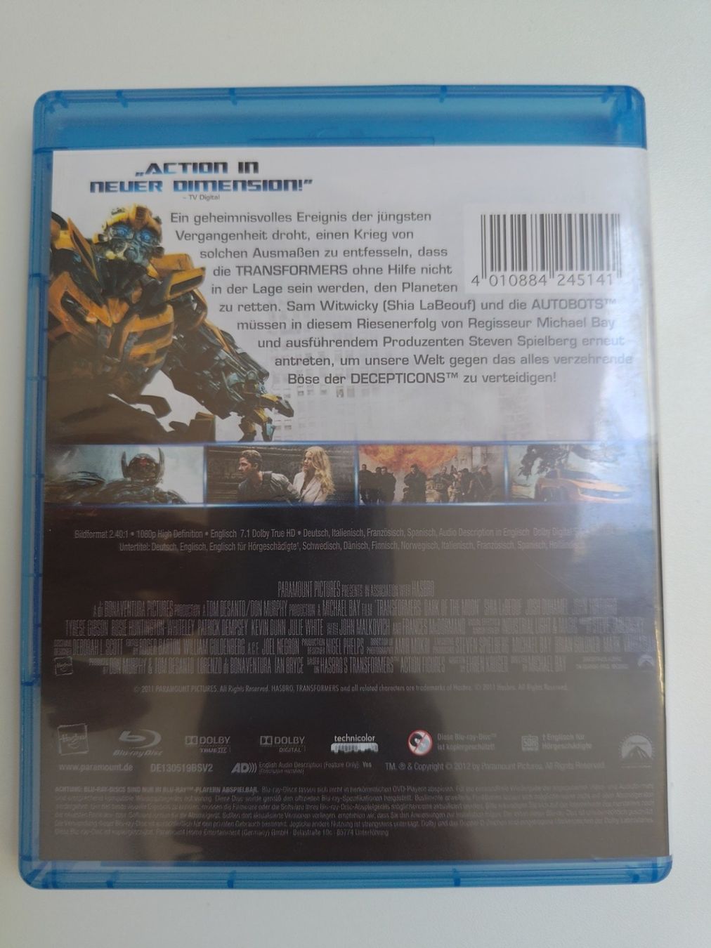 Tutti i DVDs: Transformers 3 – Usato da Liestal venduto da Kratzilla 2