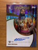 Topps Universe WWE Oro Mensah Autogramm