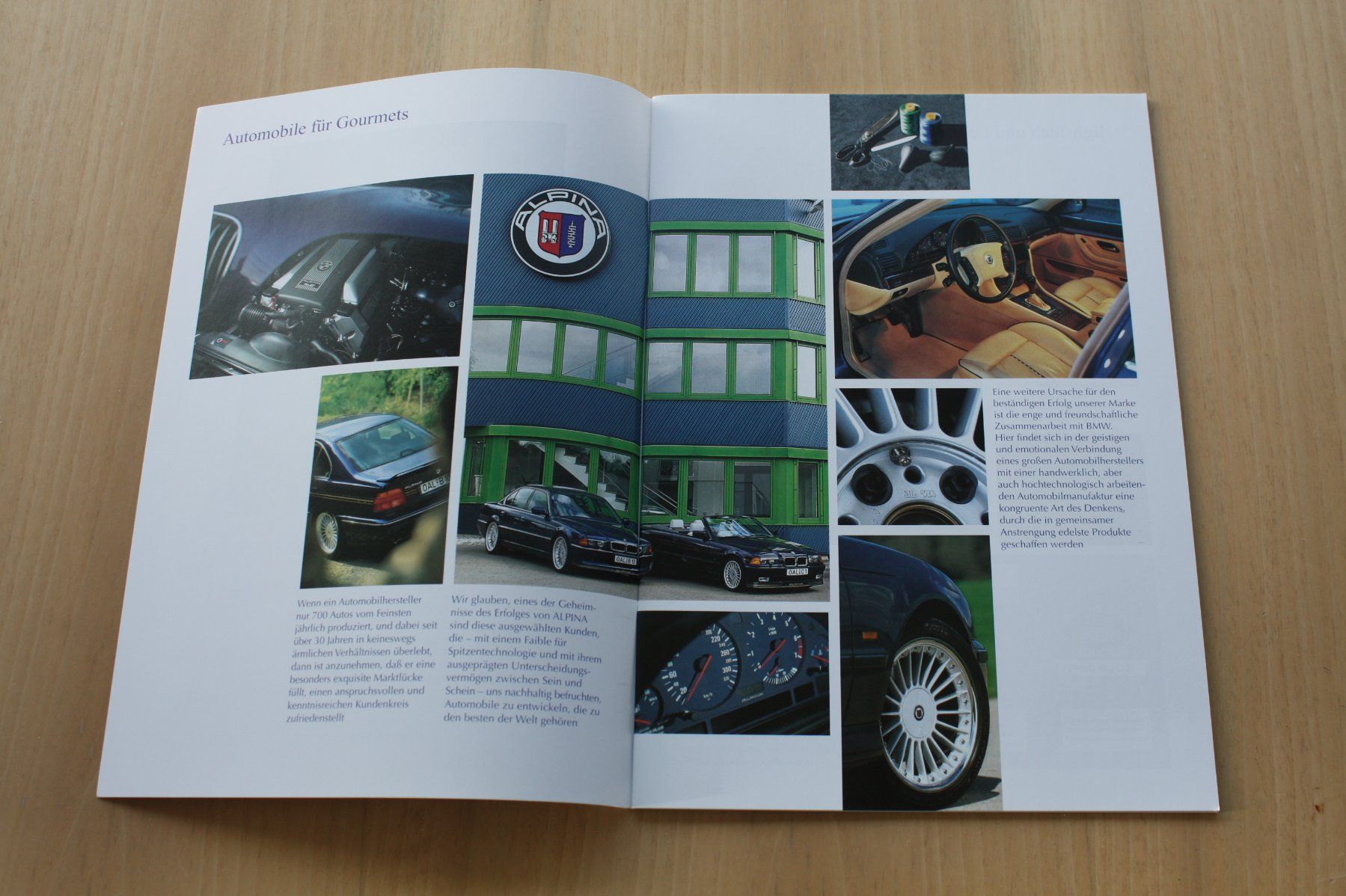 BMW Documenti: BMW Alpina Programm Prospekt 2000 – Usato da Wikon venduto da erwin400 1