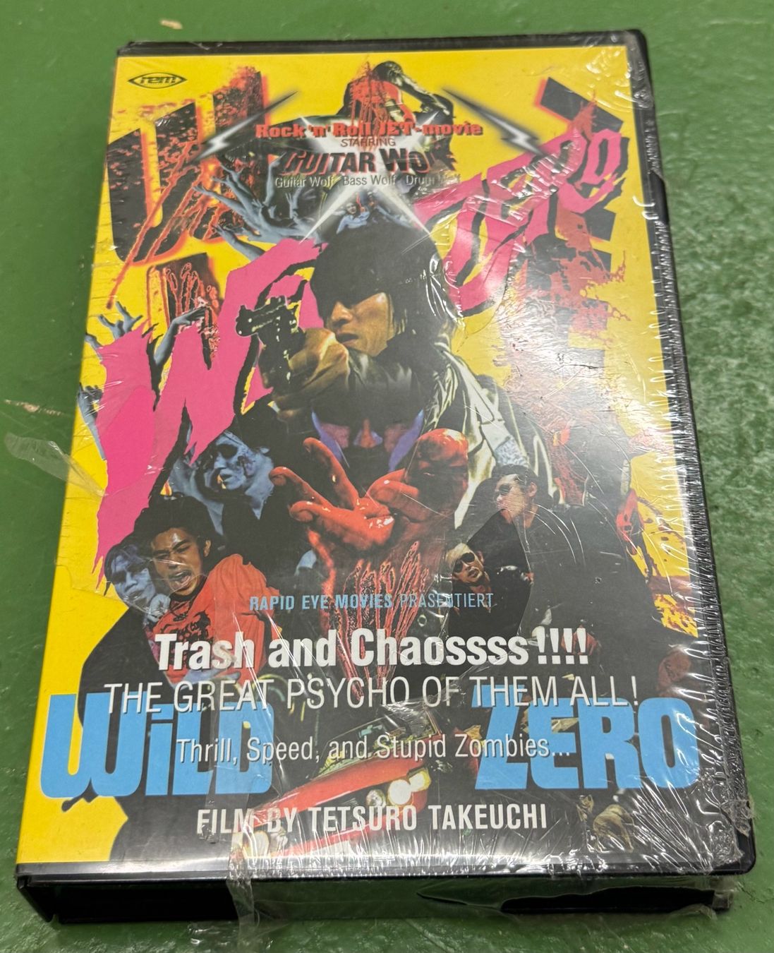 Tutti i VHS: Guitar Wolf: Wild Zero (VHS) – Usato da Basel venduto da Ostschweiz06