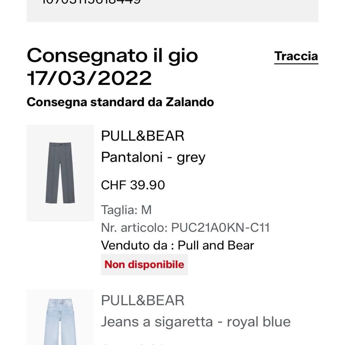 Pull&Bear Hosen: Grey trousers  – Gebraucht aus Vezia von chi_byp8 4