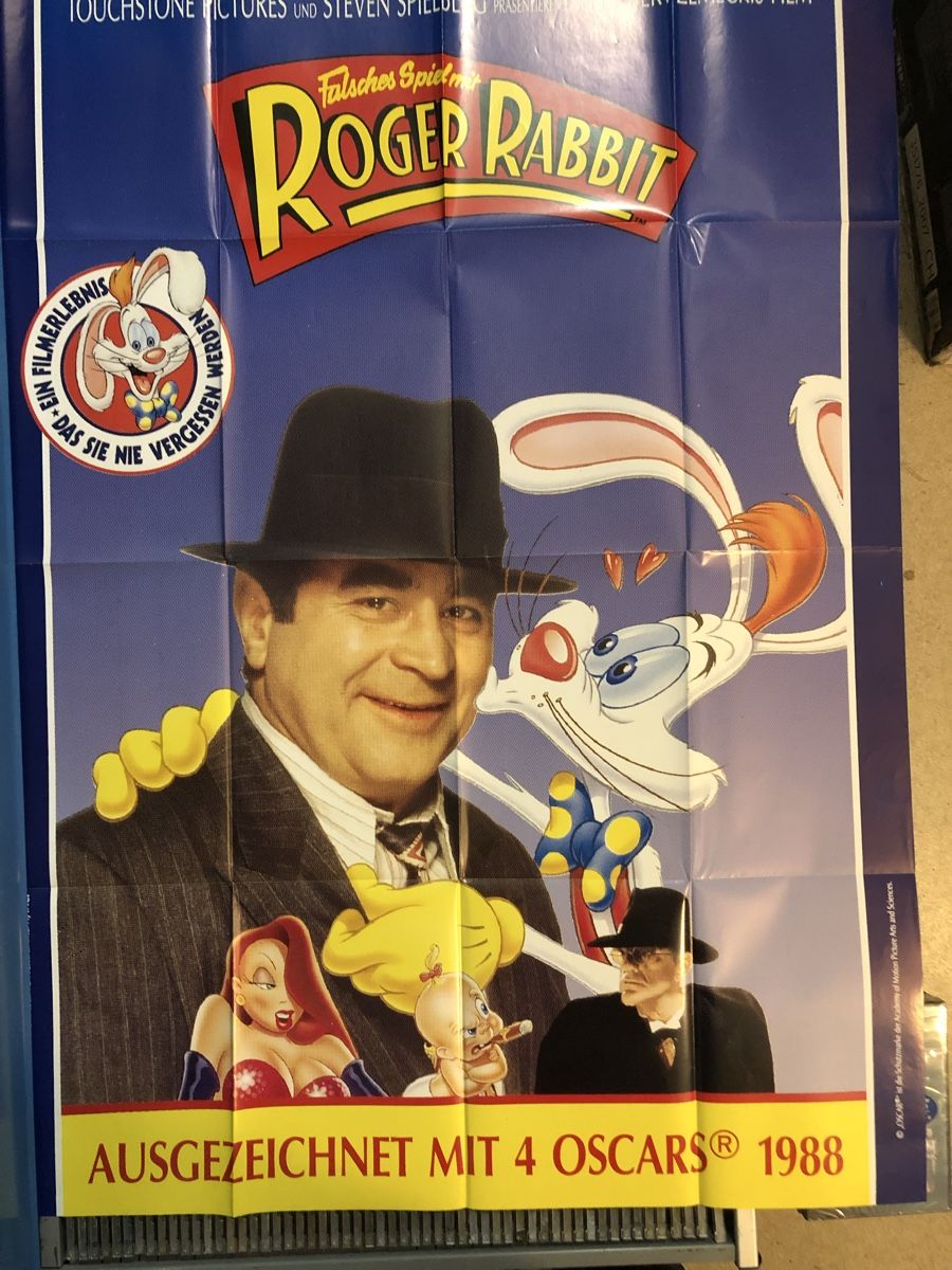 Poster & Bilder: Roger Rabbit Kinoplakat – Neu und originalverpackt aus Lausen von Indexvision 2