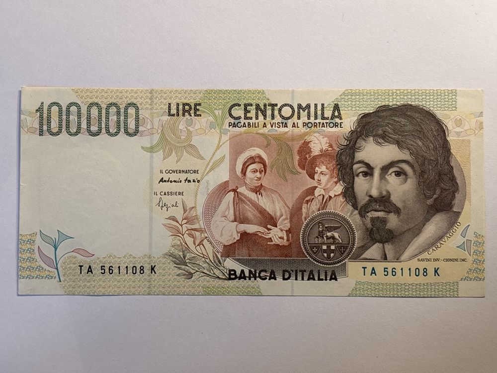 Italien 100'000 Lire Banknote 1994 XF (Gebraucht) in Möhlin für CHF 16 ...