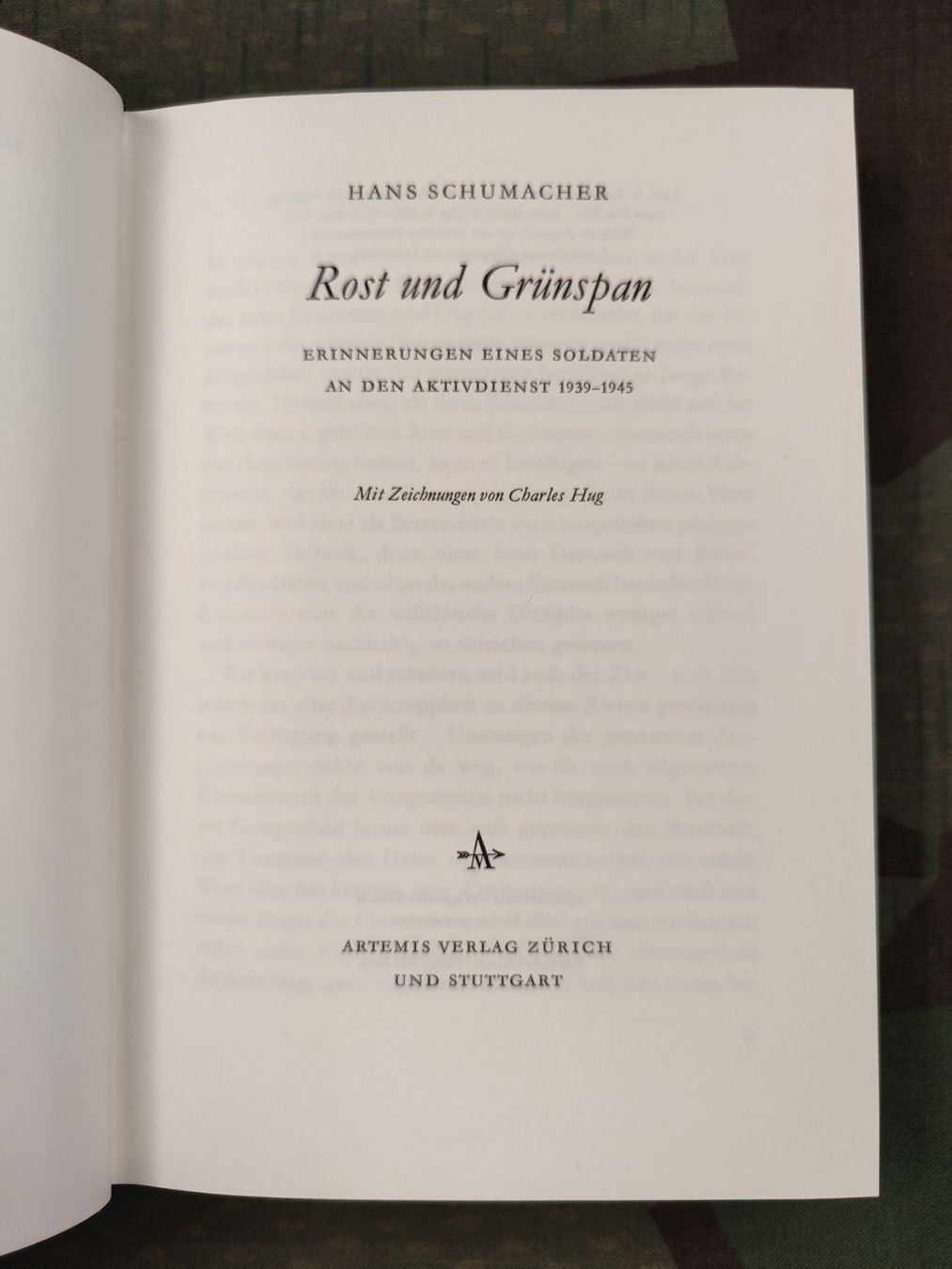 Schweizer Armee Uniformi: Buch Rost und Grünspan – Usato da Bauma venduto da SwissMilitaria 2