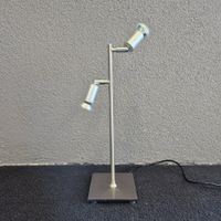 LED Tischleuchte Desk Lamp verchromt Tischlampe Lampe 2 Spot