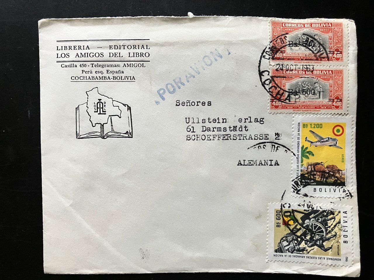 Tutti i francobolli: Luftpostbriefe Lateinamerika 1950er Jahre – Usato da Nesslau venduto da zueri6 1