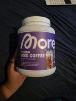 More Protein Iced Coffee Dark Cookie Crumble 600g ☕️ Neu