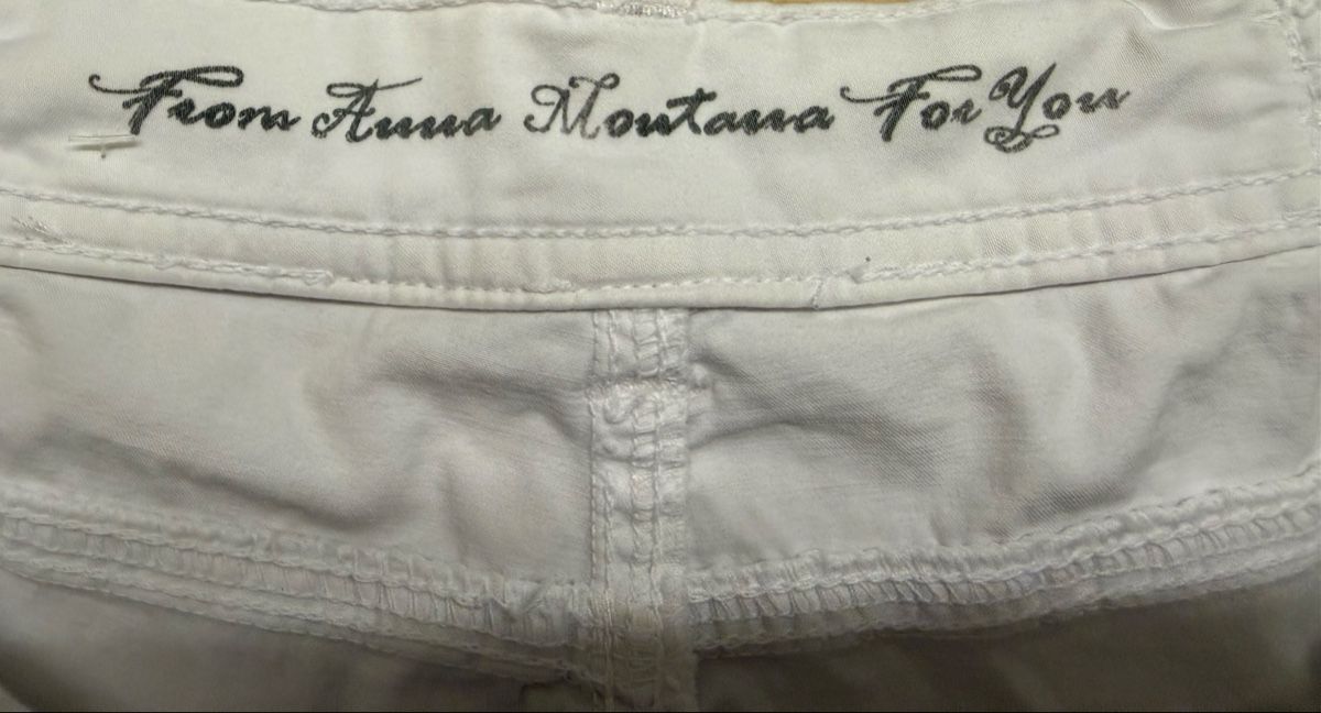 Pantaloni: Anna Montana Capri-Hose Weiss Gr. 40 – Usato da Lyss venduto da Sibella56 3