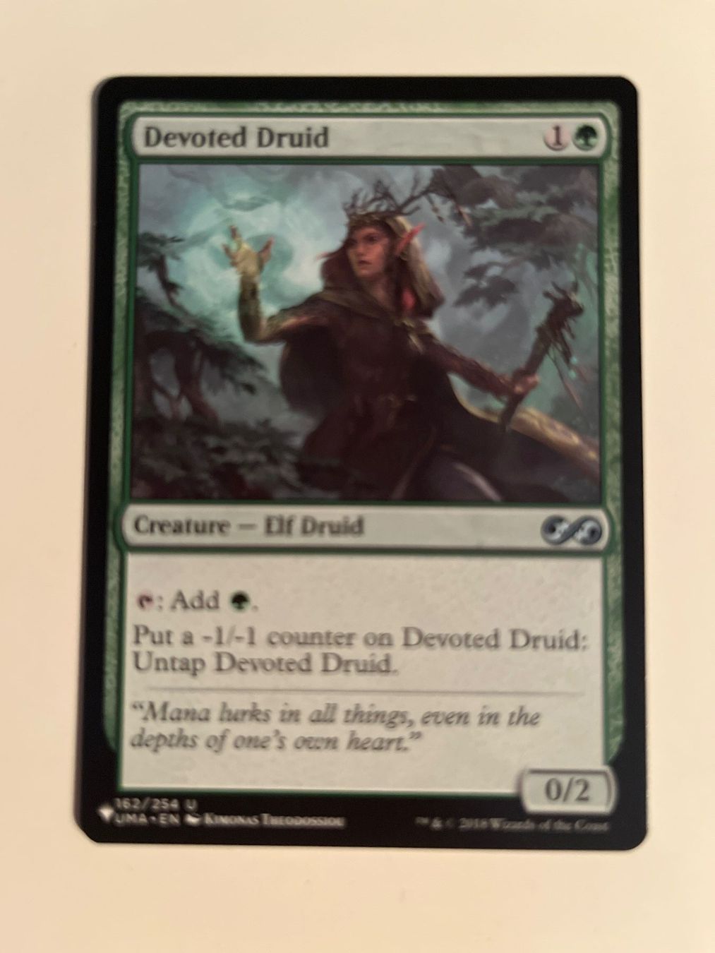 Magic The Gathering Carte collezionabili: 1 x Devoted Druid - Magic: The Gathering - MtG – Usato da Kriens venduto da Shadi1980