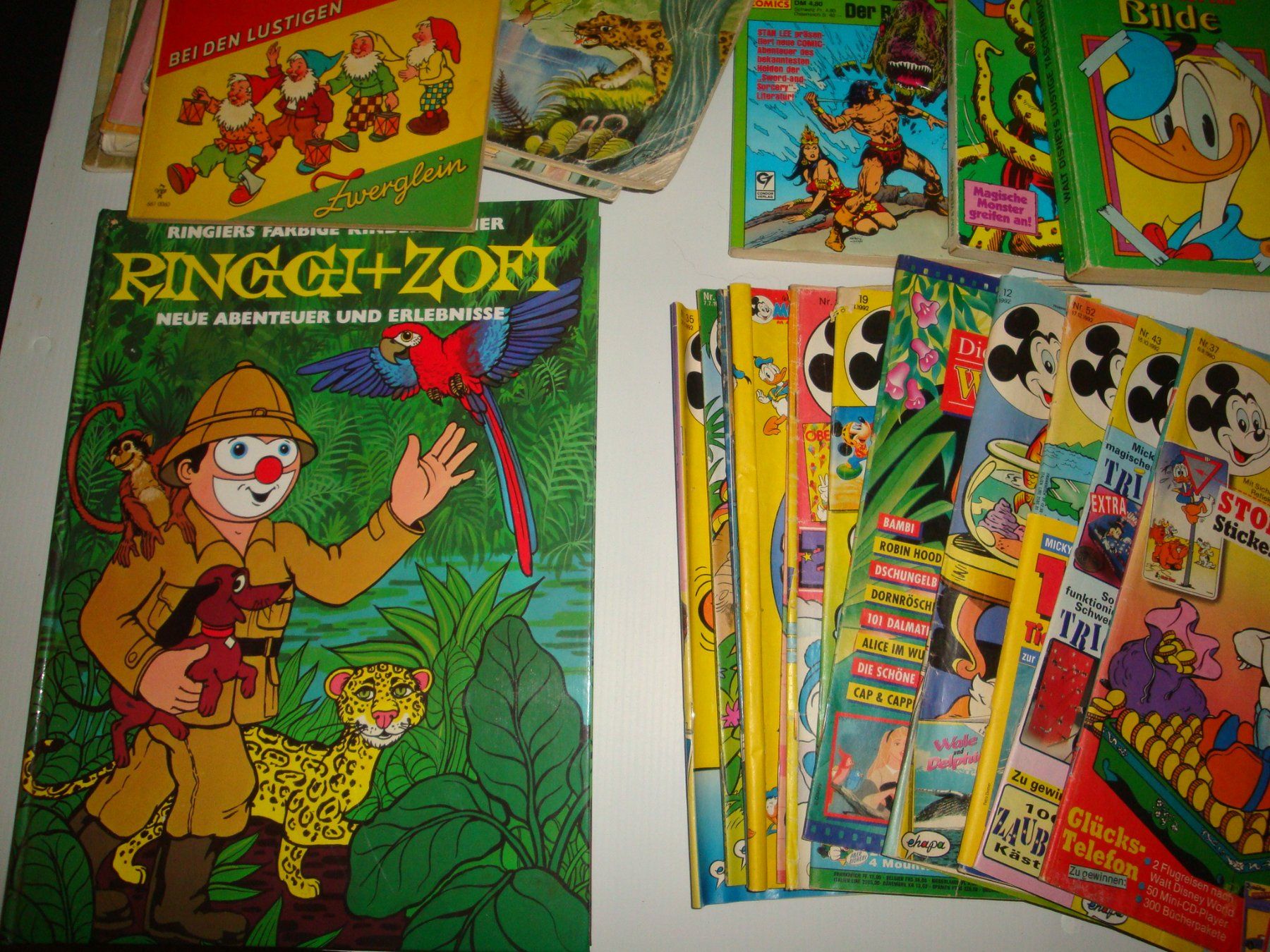 Fumetti: Konvolut Comics: Ringgi+Zofi, Mickey Maus, Fix und Foxi, ... – Difettoso da Enggistein venduto da mach1 4