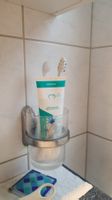 2x Wandhalterung und Glas