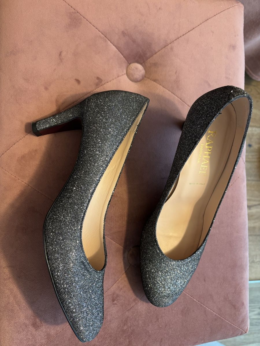 Scarpe da donna: Hand made, leather shoes, silver, 39 – Nuovo (secondo la descrizione) da Gersau venduto da Hedgie21 1