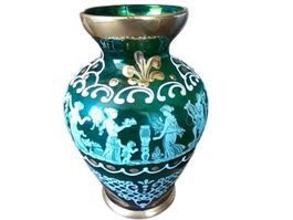 Vase Schneemalerei antik