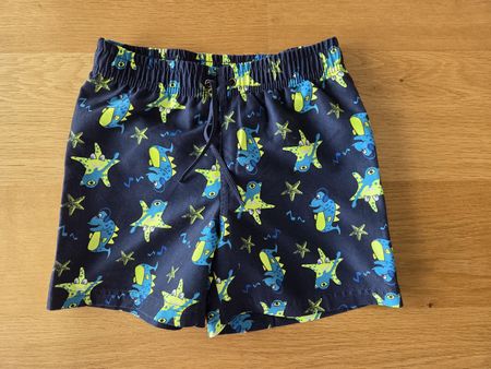 Badehose Gr. 122/128 Meerestiere Muster Ferien Spass