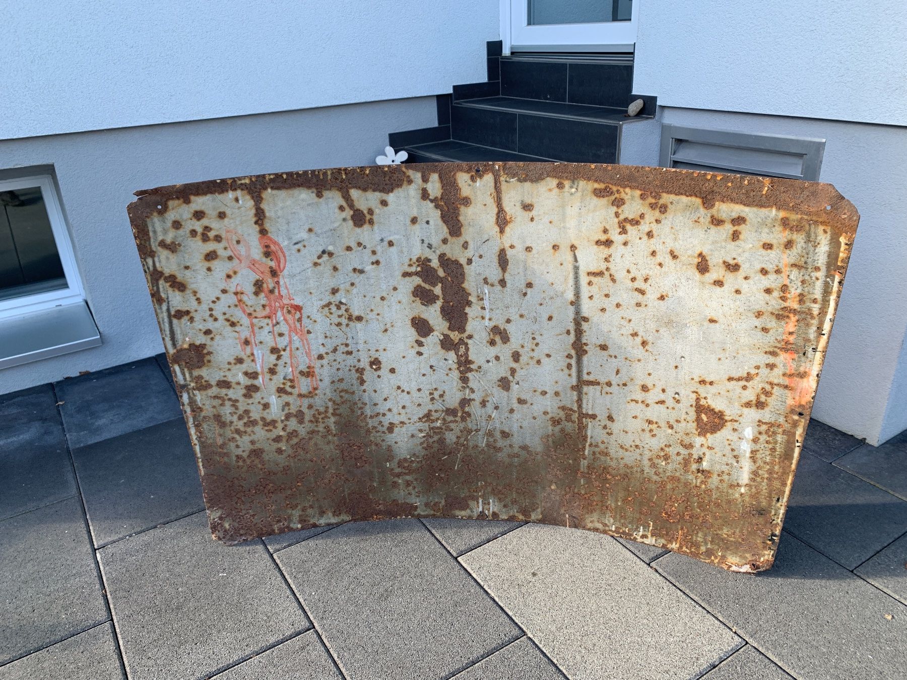 Cailler Schilder: Email Schild Cailler 150cm x 100cm – Gebraucht aus Kestenholz von hstech 7