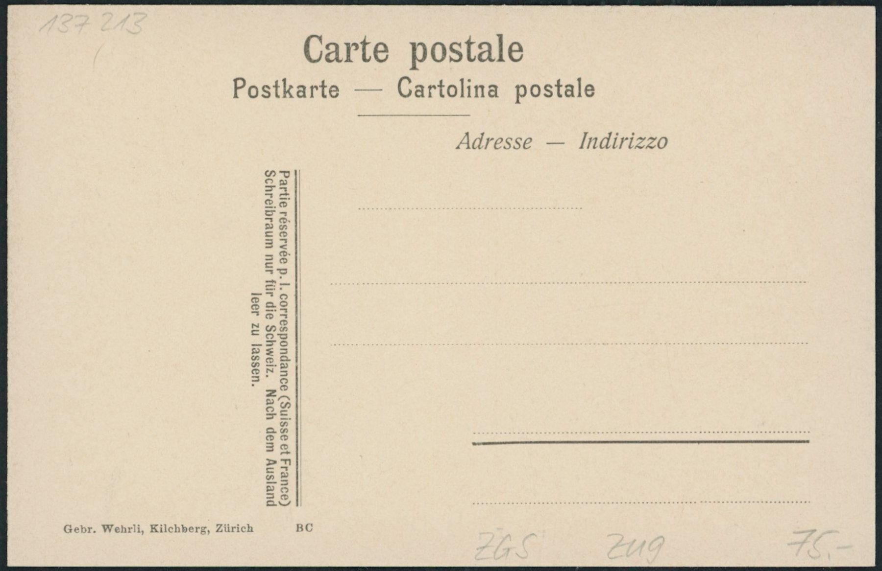 Cartoline postali: ZGS Zug – Nuovo (secondo la descrizione) da Schindellegi venduto da stationary 1