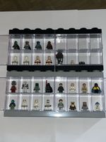 LEGO Star Wars ca 25 Minifiguren Set mit Vitrinen gebraucht