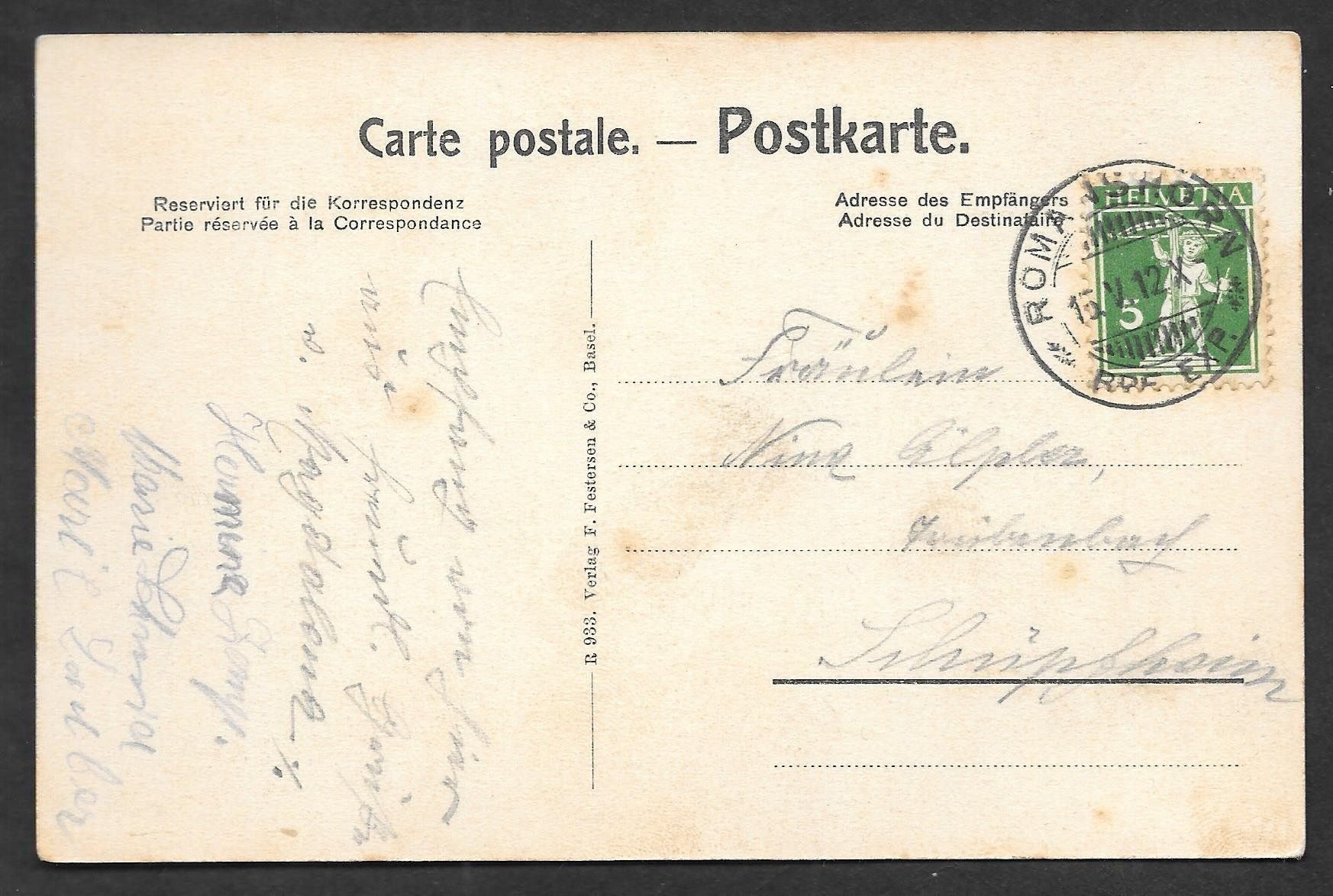 Ansichtskarten: St. Margrethen Teilansicht – Gebraucht aus Olten von clotaldi 1