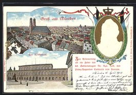 München, Königsbau, Panorama, Prinzreg