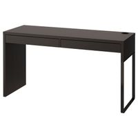 MICKE Schreibtisch, schwarz