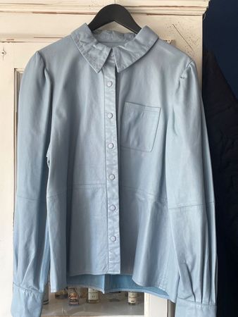 LEDERJACKE/BLUSE TREND