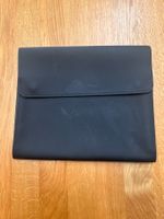 Ledertasche schwarz mit Reissverschluss