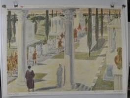Schulwandbild Paulus vor Rom Albert Saner Ingold Verlag