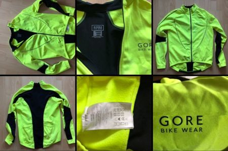Gore Jacke  gute Sichtbarkeit top Qualität und Modell 🚴🌬️