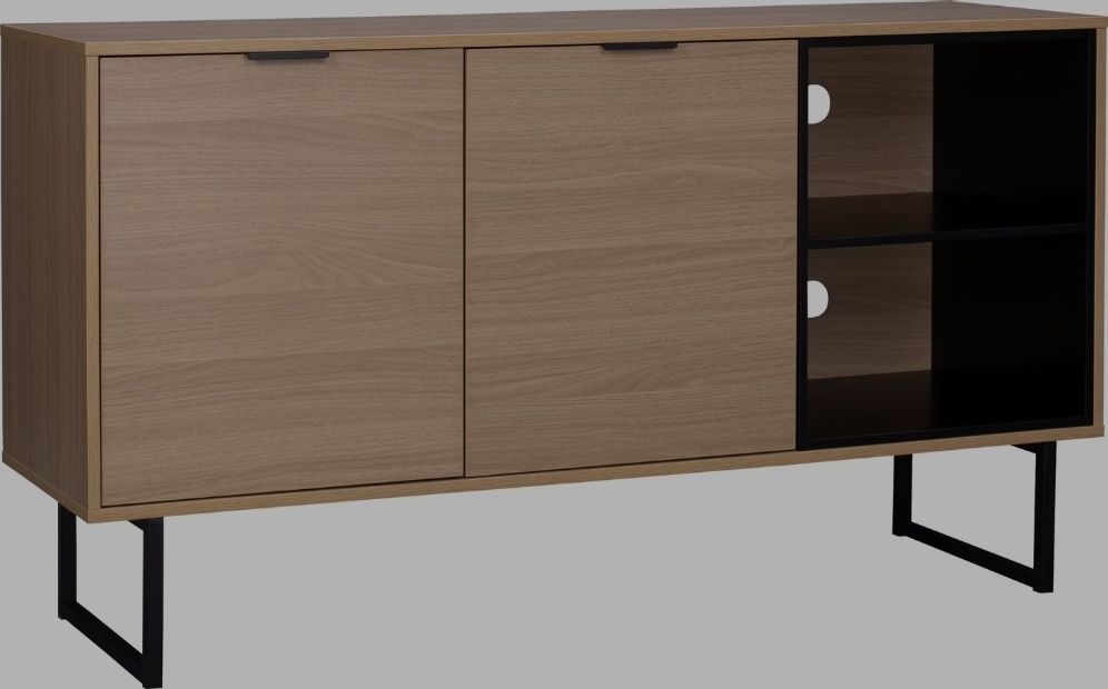 Cassettiere: Sideboard aus Holz und Metall – Usato da Rombach venduto da Malivo