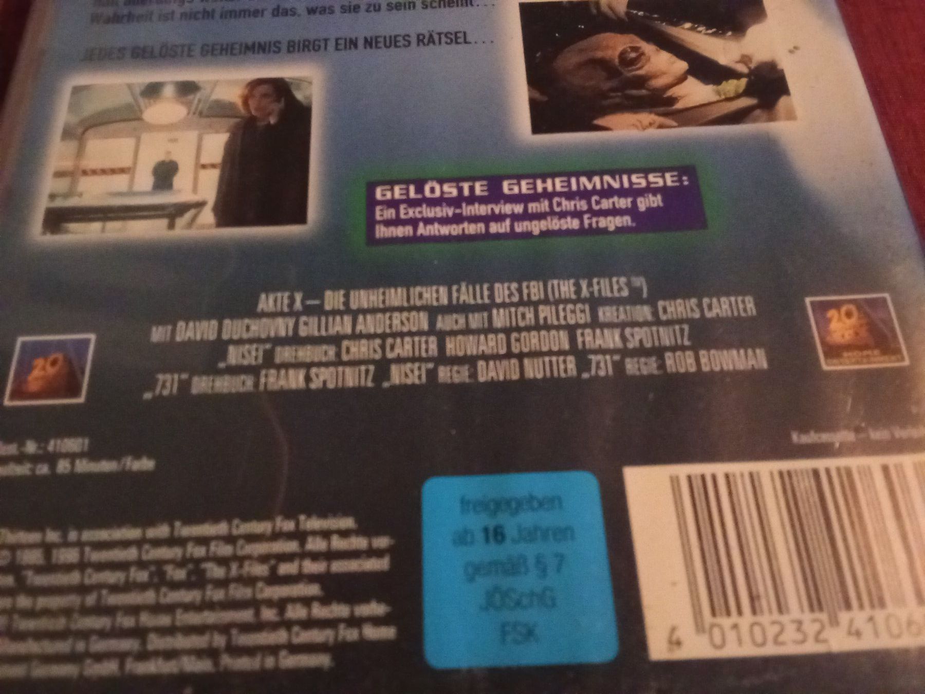 Toutes les VHS: Akte X 5 - "82517" 20 Century FOX VHS 410601 – D'occasion à Remetschwil par Hofiii 3