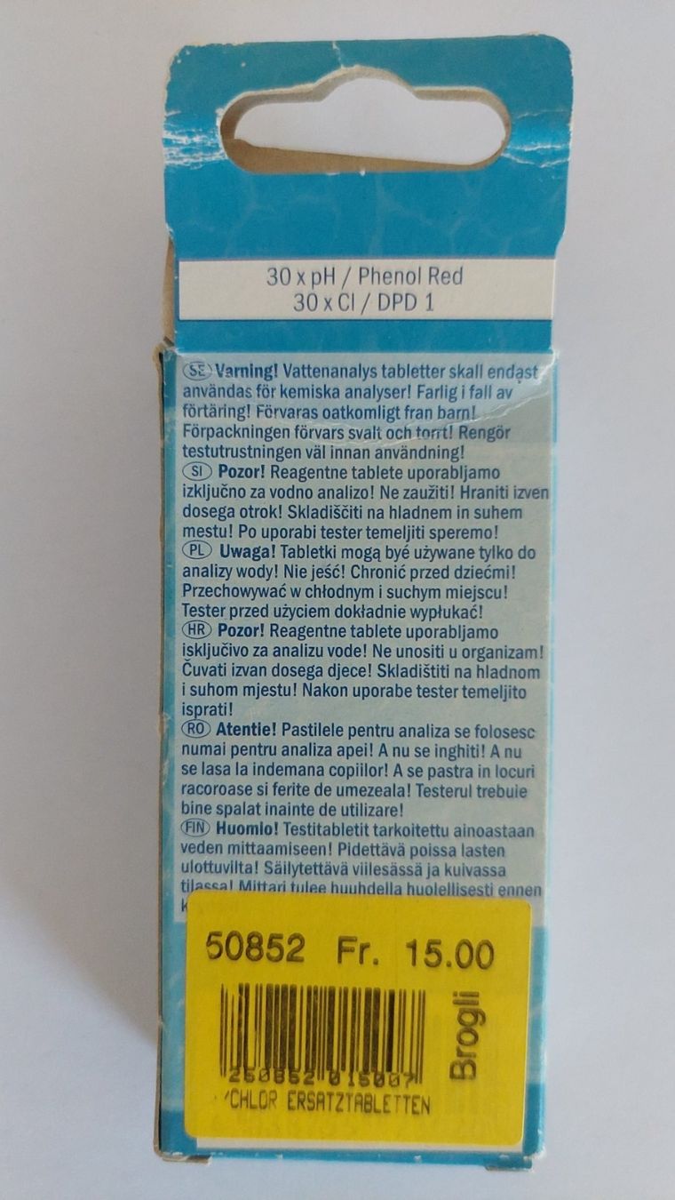 Piscine: Planet Pool pH/Chlor Ersatztabletten 2×30 Testtabletten NEU! – Nuovo e nell'imballaggio originale da Schongau venduto da lanobe 4
