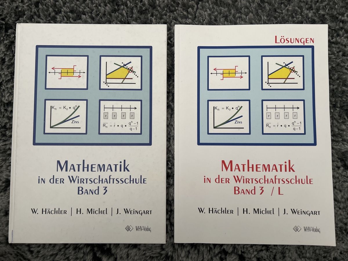 Libri: Mathematik in der Wirtschaftsschule Band 3 – Usato da Dietlikon venduto da ade_sk8v