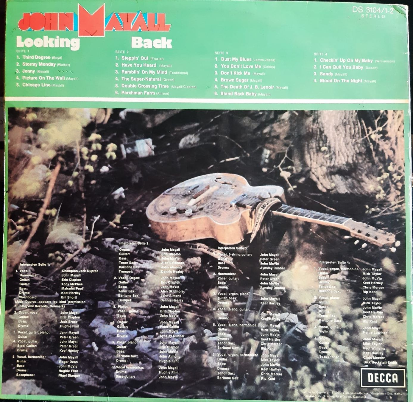Dischi in vinile: JOHN MAYALL: Looking Back   DECCA: DS 3104/1-2 – Usato da Frick venduto da kyb_yq8h 2