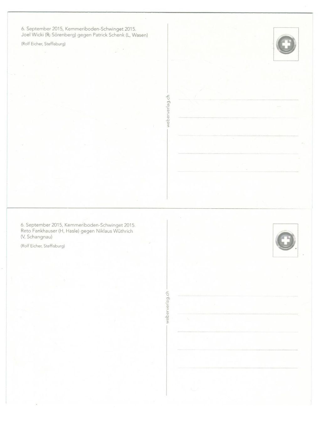Cartoline postali: 2 AK Kemmeriboden-Schwinget 2015 – Usato da Zürich venduto da tol_b7c7 1